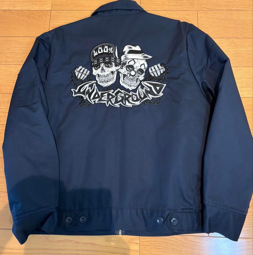 100% UNDERGROUND Dickiesワークジャケット 未使用品