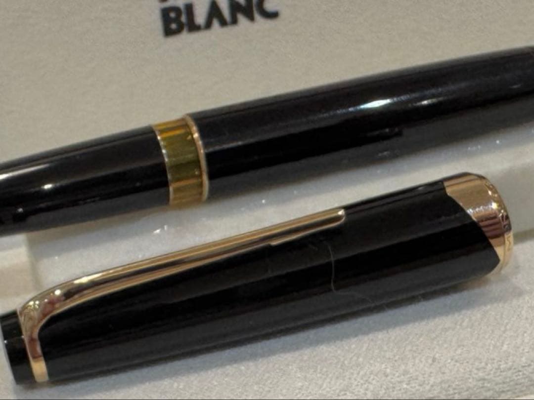 【極美品】モンブラン No 14 万年筆 ブラック 18K F細字