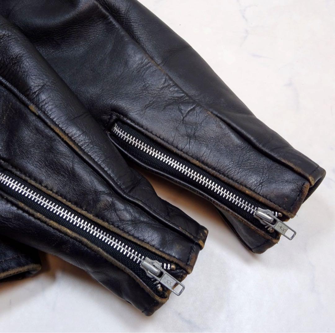 schott/ショット/シングルライダースジャケット/サイズ40/ブラック