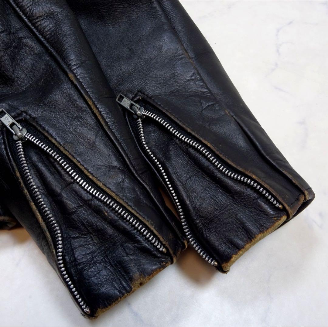 schott/ショット/シングルライダースジャケット/サイズ40/ブラック