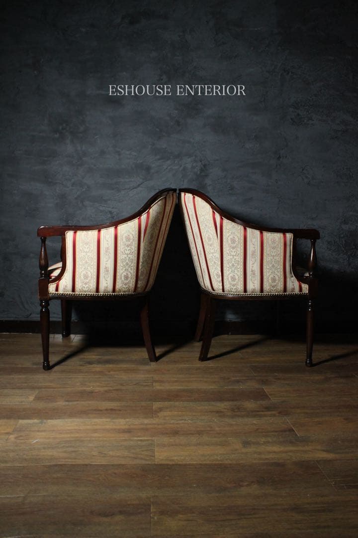 首都圏送無料〜輸入アンティーク家具 足高ソファ4＋イギリス テーブル　セット割