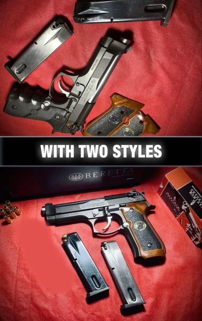 モデルガン サムライエッジカスタム M92F HW 未発火 実物パーツ付属品多数