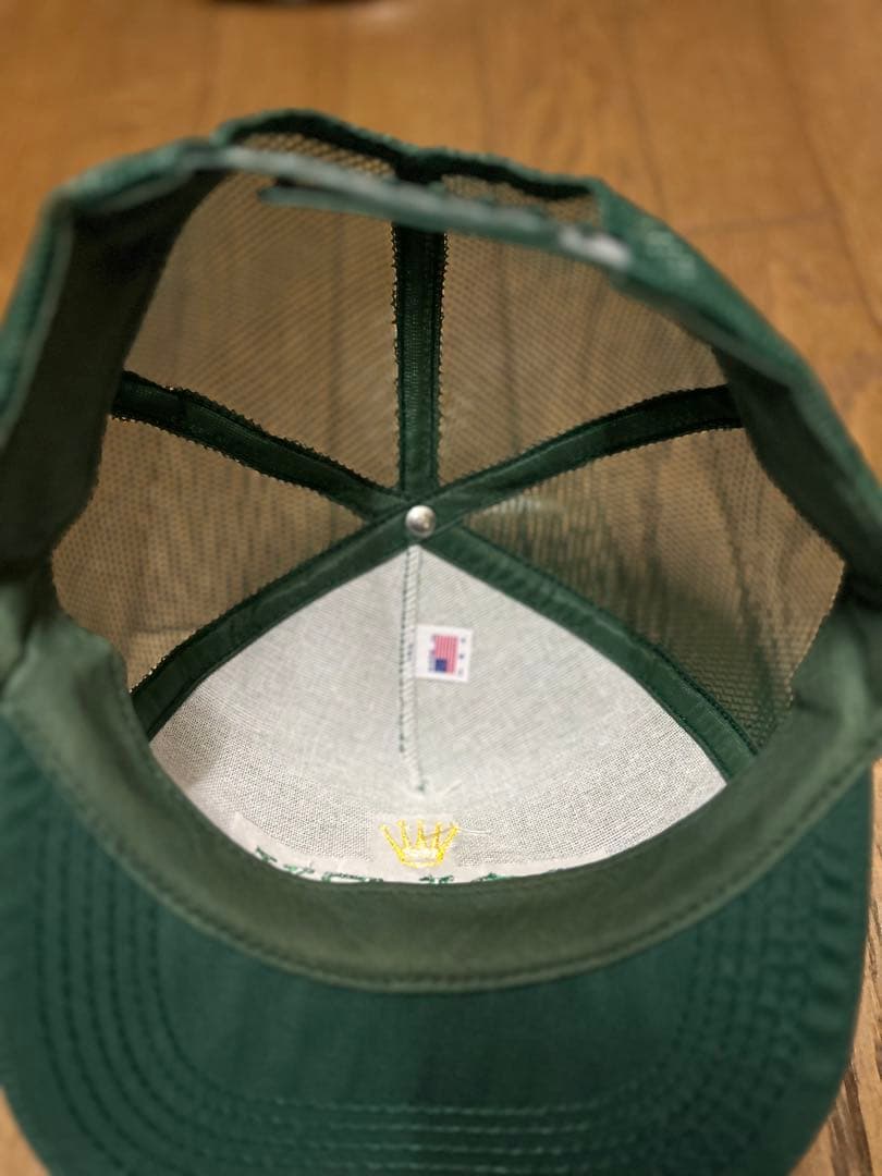 （最安値）ROLEX 緑色トラッカーキャップ