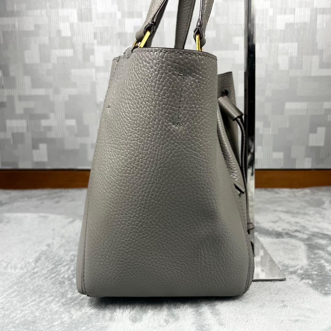 Tory Burch マックグロー ハンドバッグ グレー系 レザー