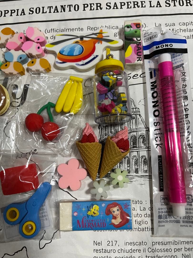 消しゴムまとめ売り★セット　レトロ　キティ