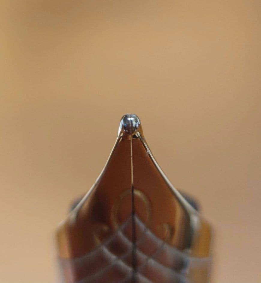 ペン先のみ　万年筆　ペリカン　スーベレーンM600用　14金バイカラー　F