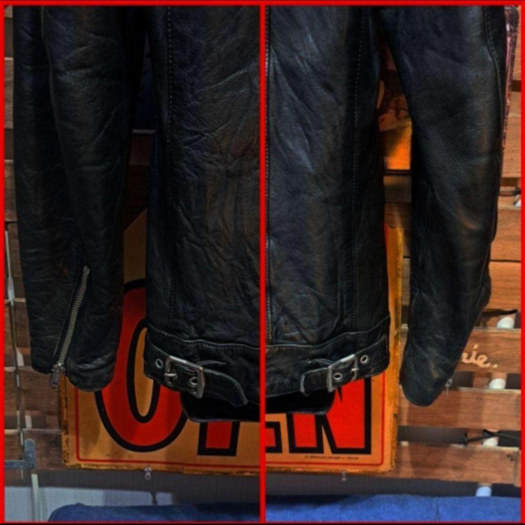 定価10万　ヒステリックグラマー　ラムレザー　シングルライダースジャケット　Ｍ