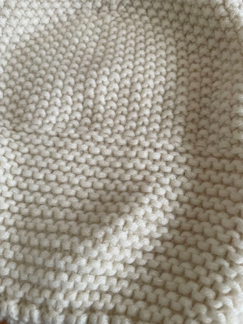 定価5.5万 ma'ry'ya マリア ホワイト ニット スヌードと帽子 セット