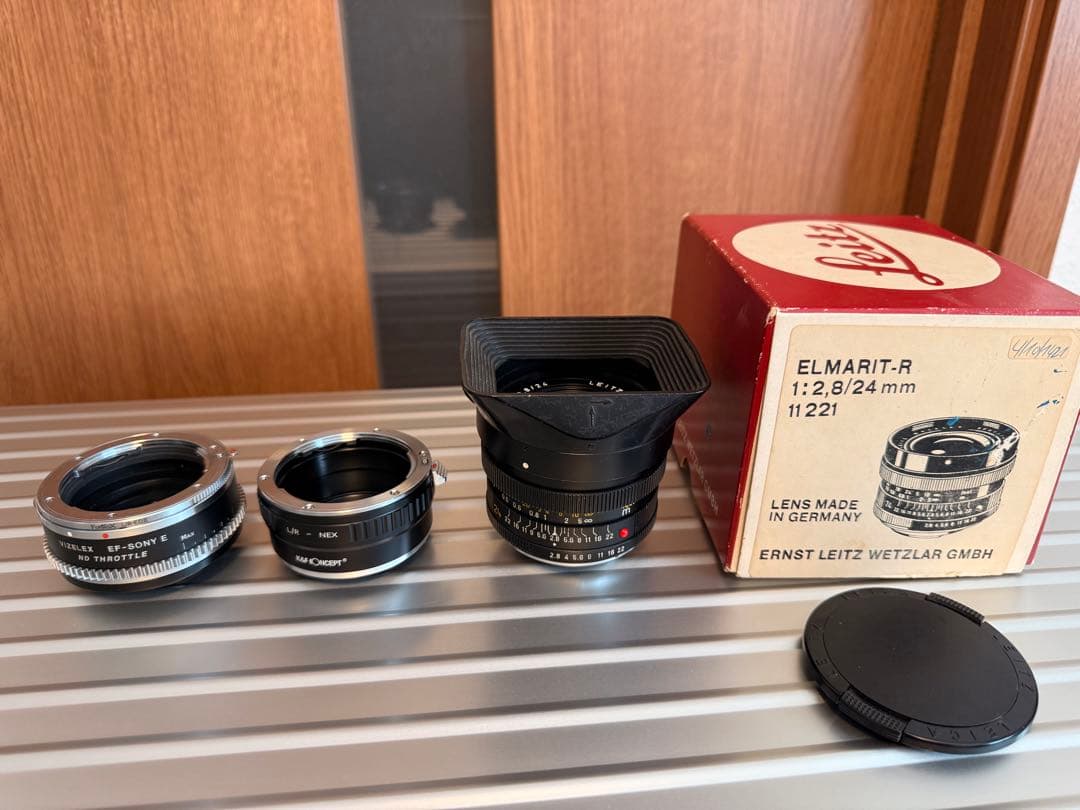 ライカ Leica Elmarit R 24mm f2.8 Leitz 箱付き