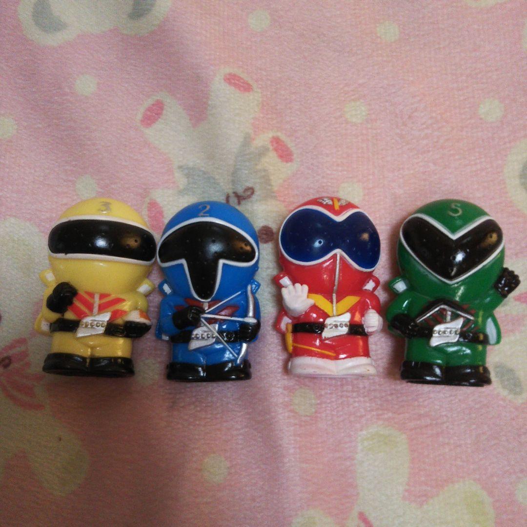 美品レアゴレンジャー指人形ミニフィギュア特撮戦隊グッズヒーローアカレンジャー