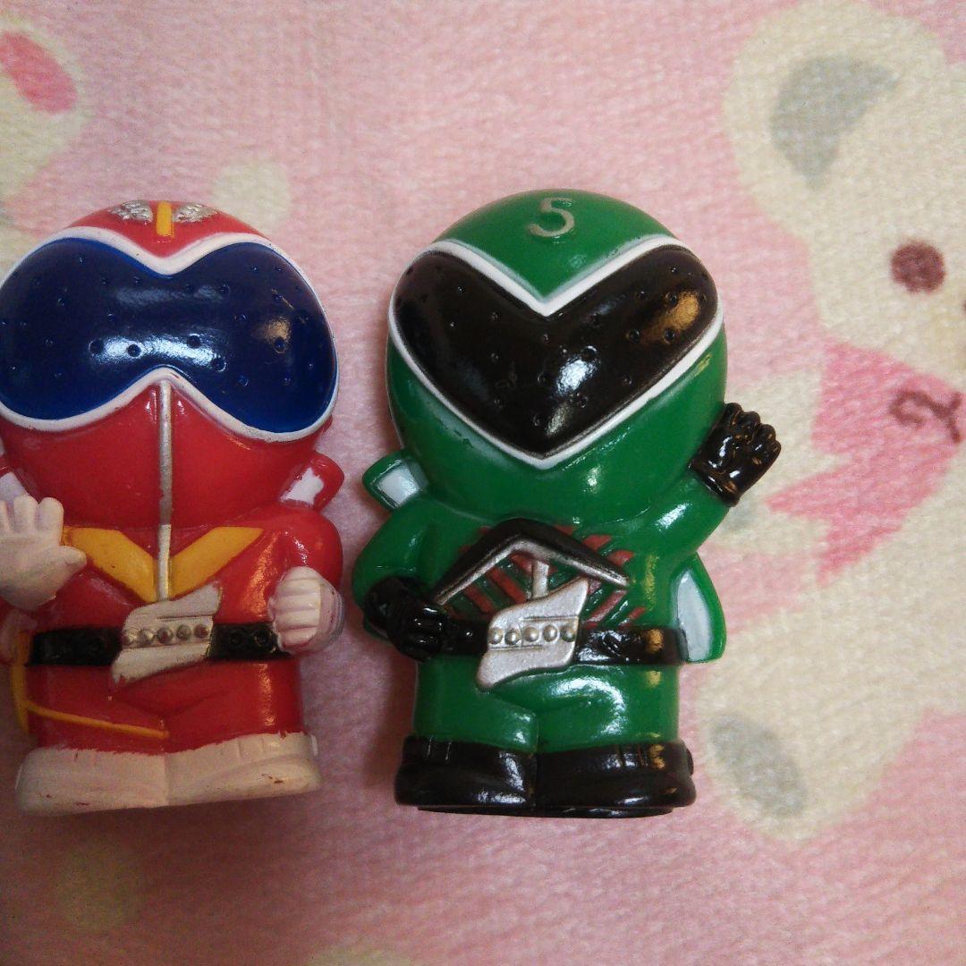 美品レアゴレンジャー指人形ミニフィギュア特撮戦隊グッズヒーローアカレンジャー
