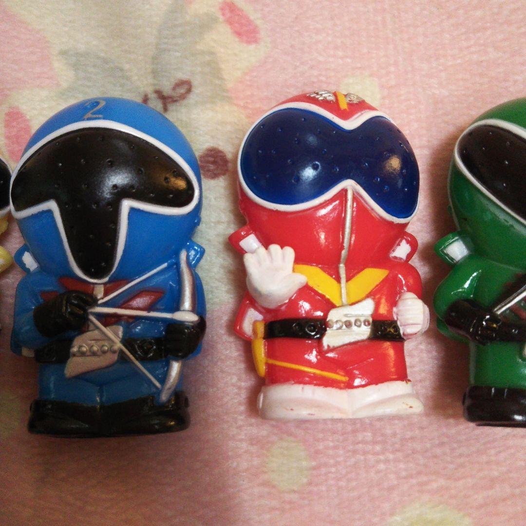 美品レアゴレンジャー指人形ミニフィギュア特撮戦隊グッズヒーローアカレンジャー