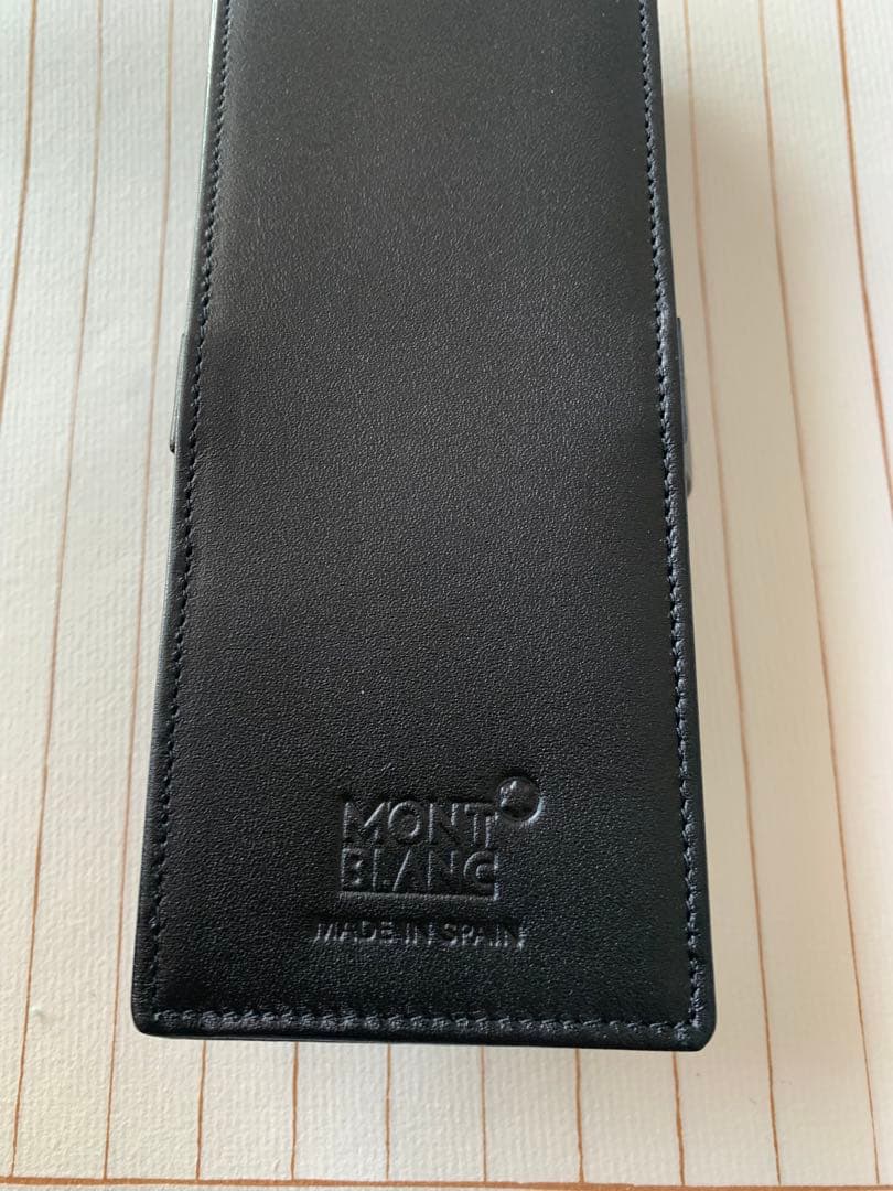 【極美品】モンブラン 万年筆 NO.144 2本セット レザーペンケース付き