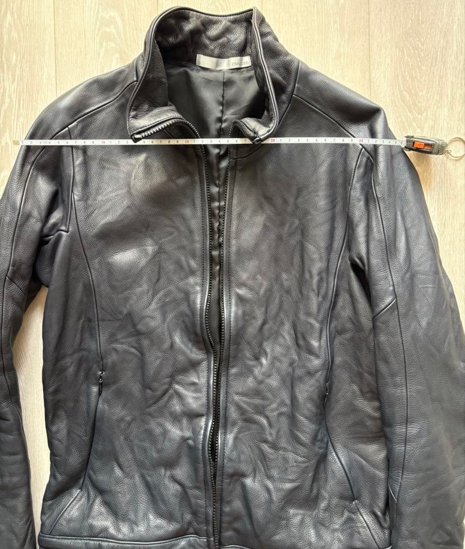 CIVILIZEDレザートラックジャケットジャージ2
