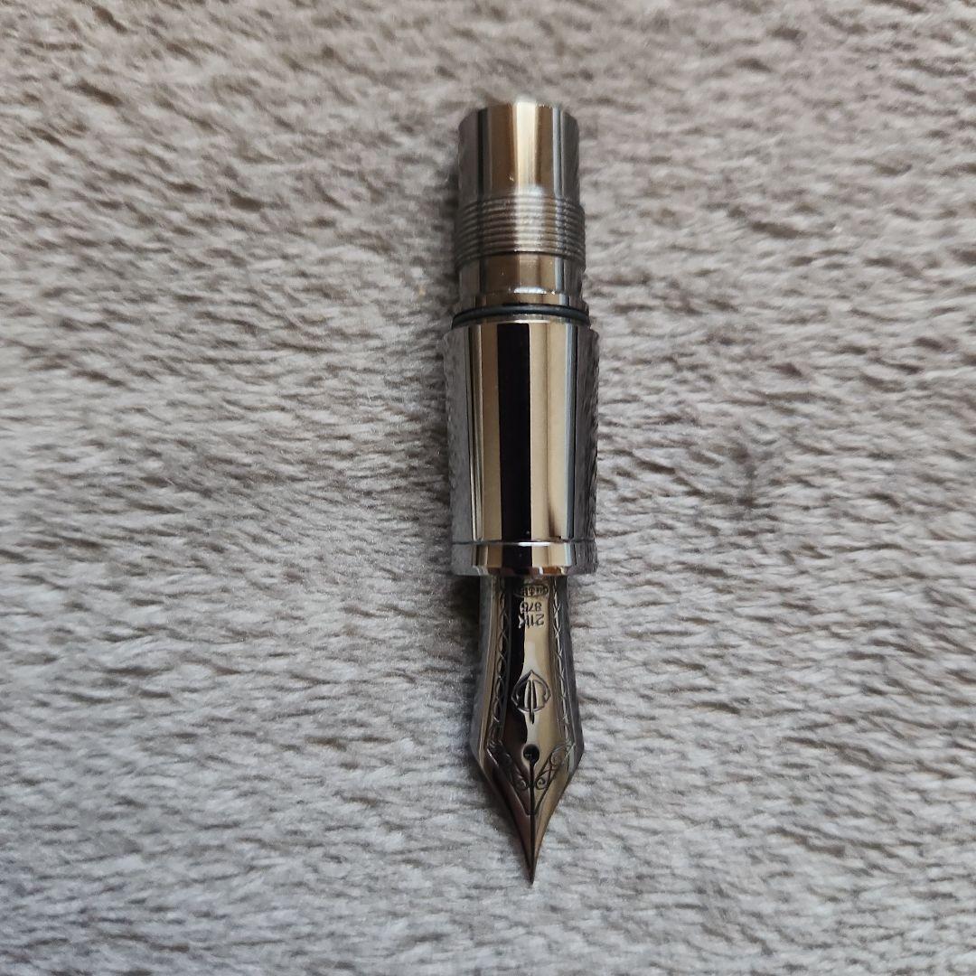 【美品】セーラー万年筆　ブラックラスター　EF