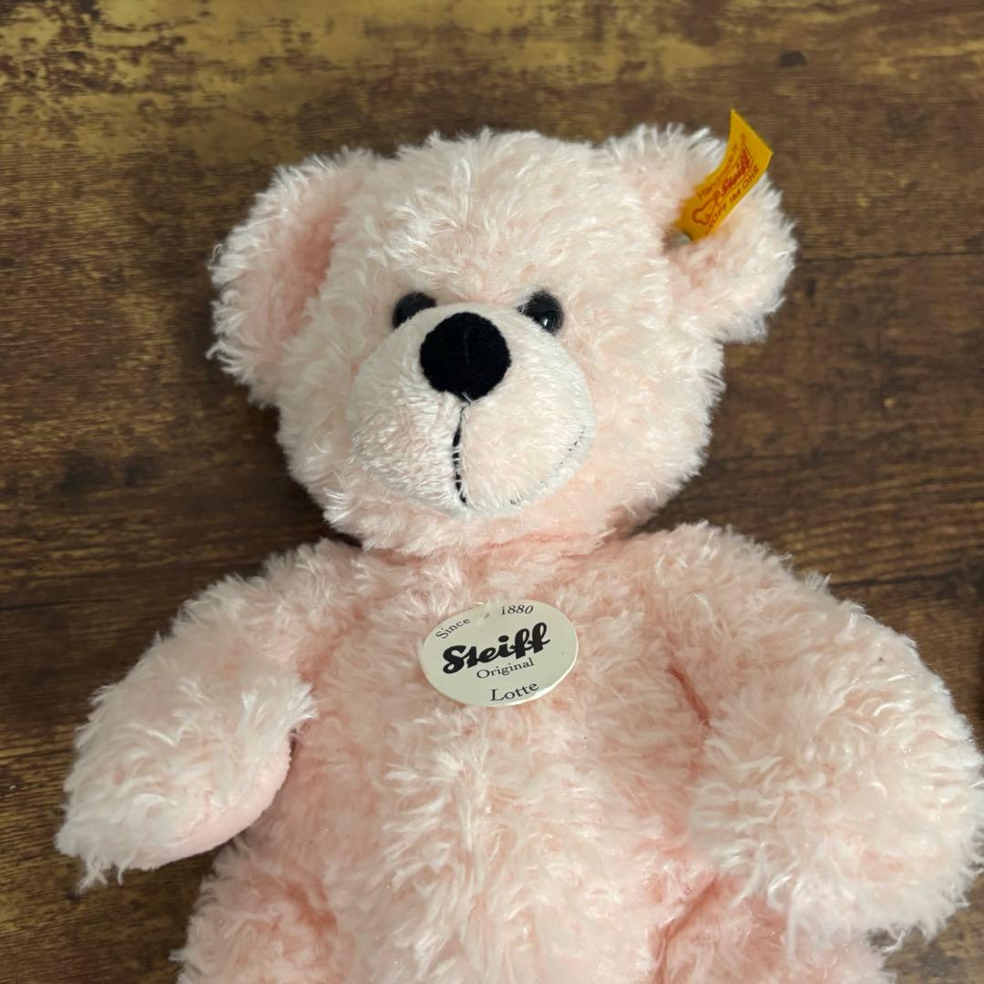 Steiff ピンク テディベア　lotte