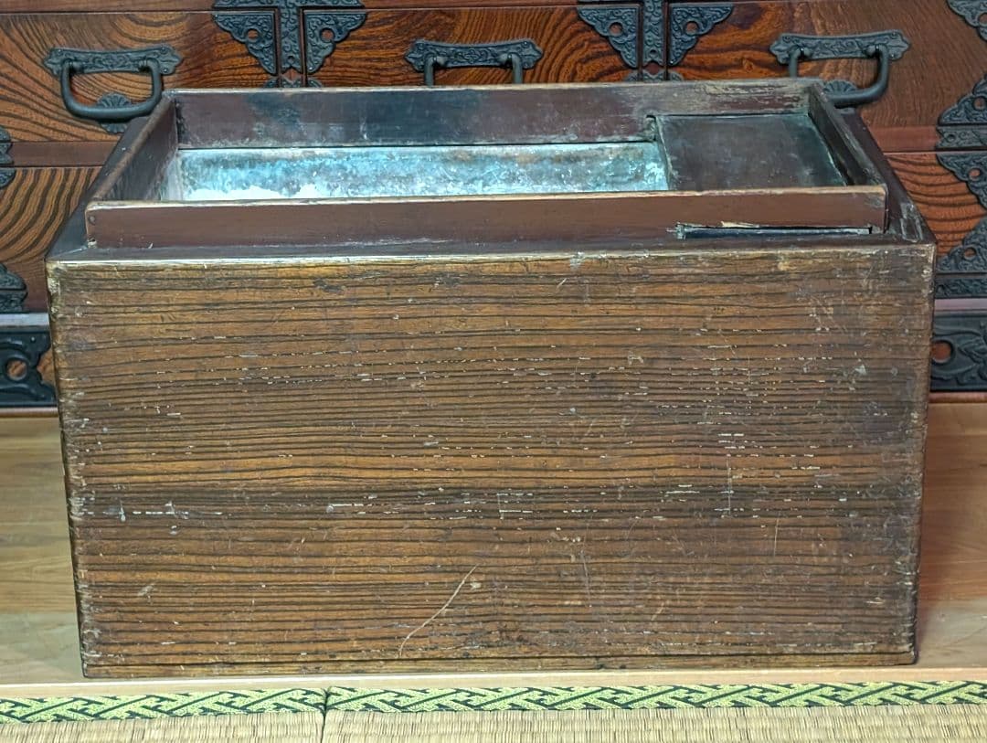 長火鉢　引出し付き　骨董品　アンティーク