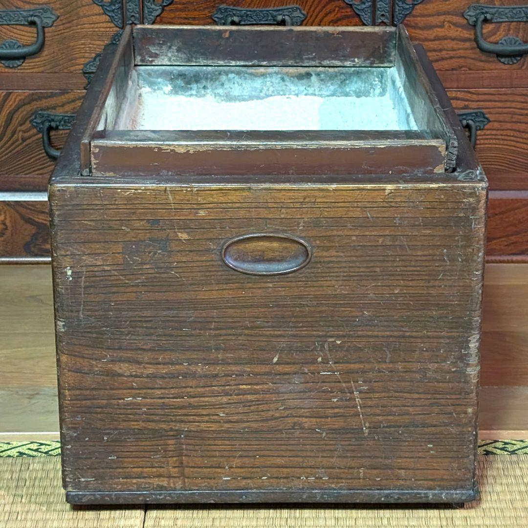 長火鉢　引出し付き　骨董品　アンティーク