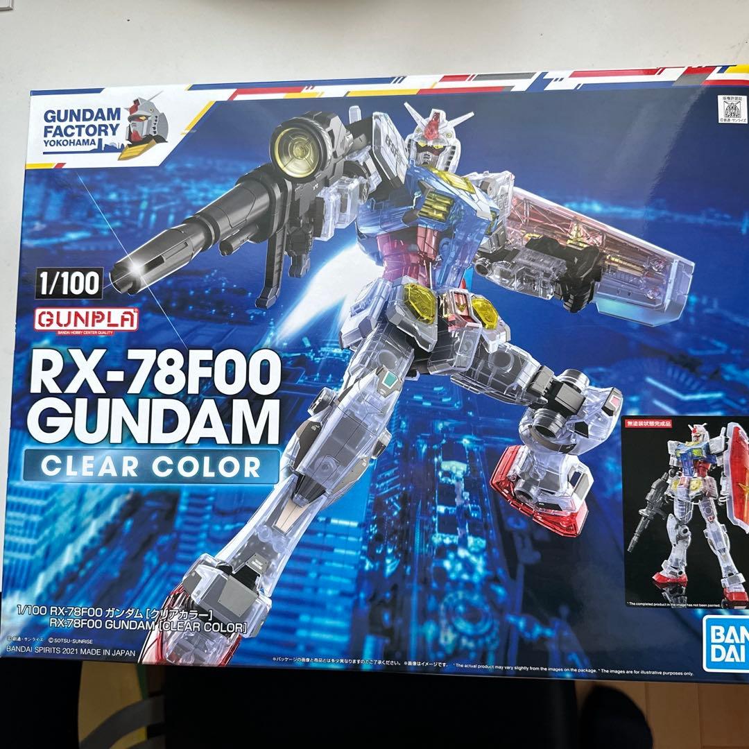 RX-78F00 ガンダム クリアカラー 1/100