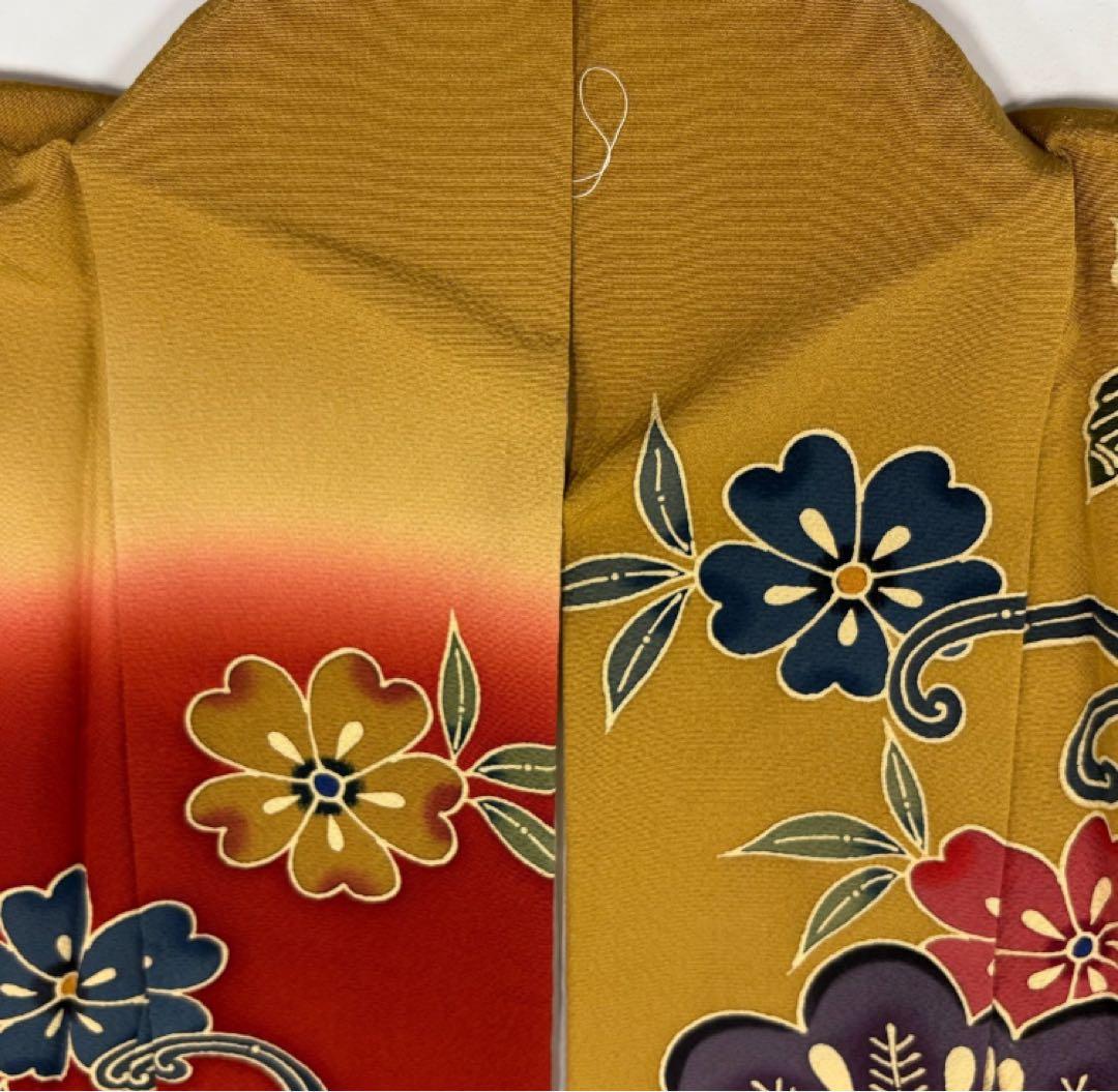 大特価SALE中◉高級振袖フルセット 【9点セット】落款あり作家品草花 染め分け