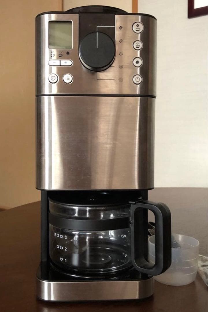 ★無印良品 豆から挽けるコーヒーメーカー 型番：ＭＪ‐ＣＭ１
