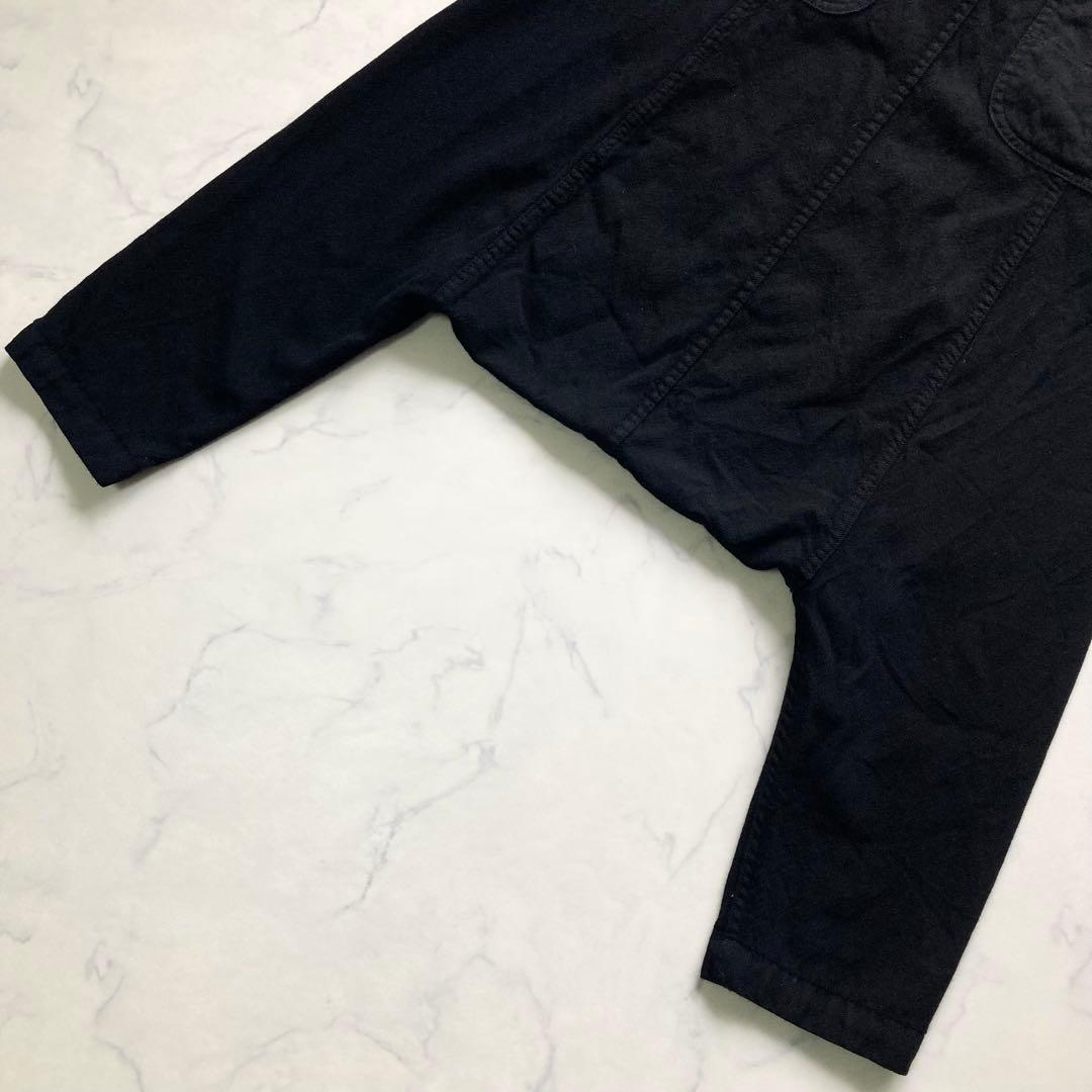 CDGコムデギャルソン サルエルパンツ 黒 ロゴ