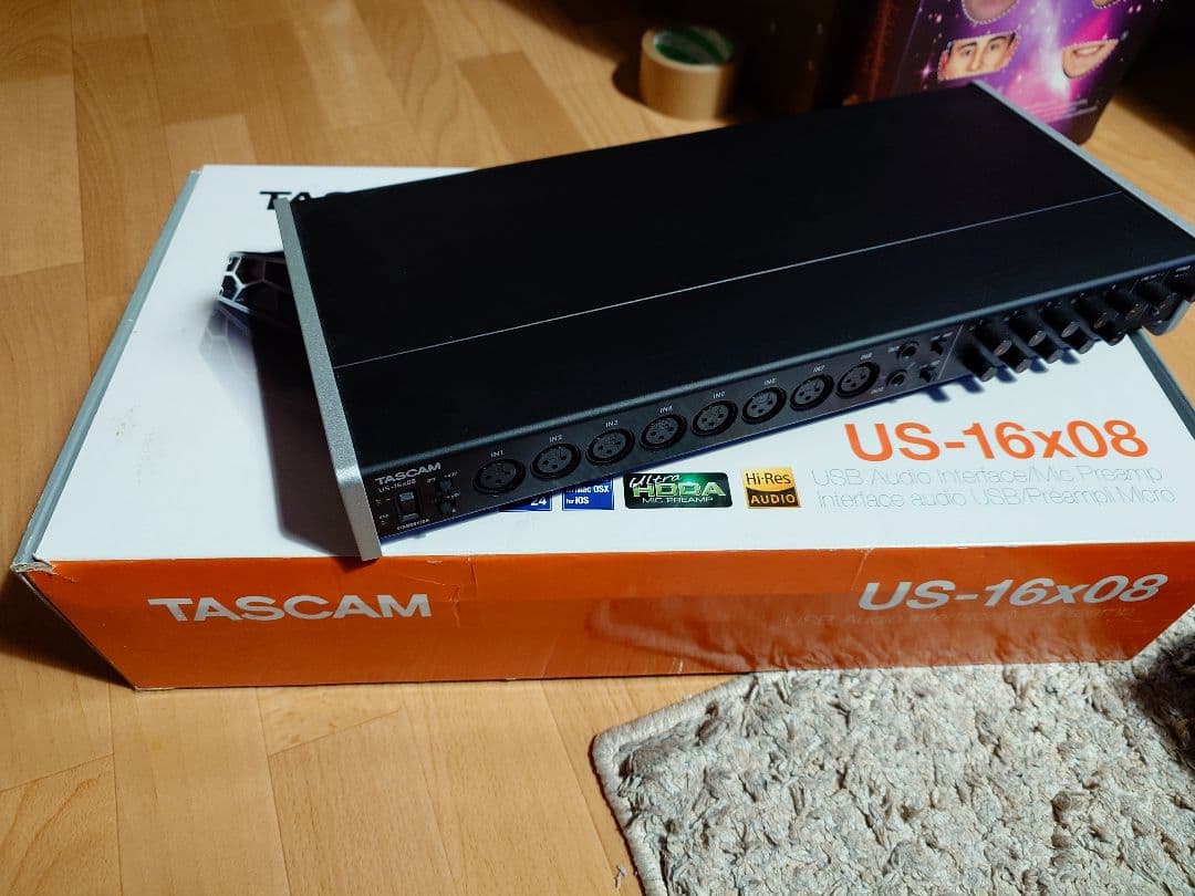 TASCAM タスカム US-16x08 オーディオインターフェイス MIDI
