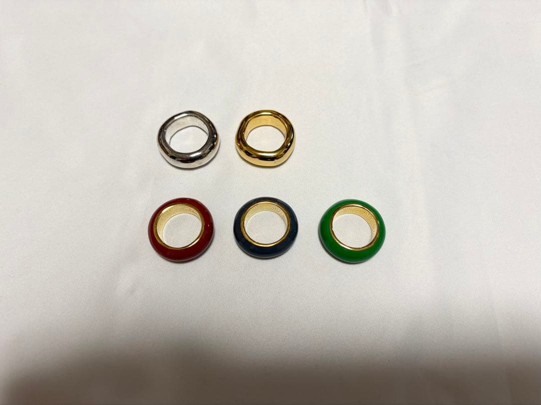 CHIEKO+ macaron 3色　middle2色　5点セット　サイズ13号