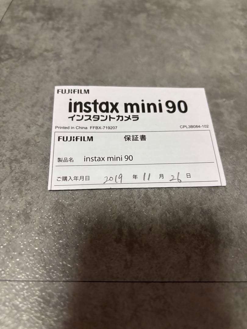 k*i様 チェキ機本体 INSTAX MINI 90 ネオクラシック限定カラーレ
