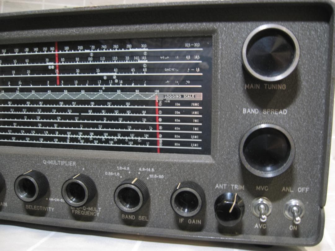 【動作品】TRIO トリオ 9R-59 真空管式 通信型受信機