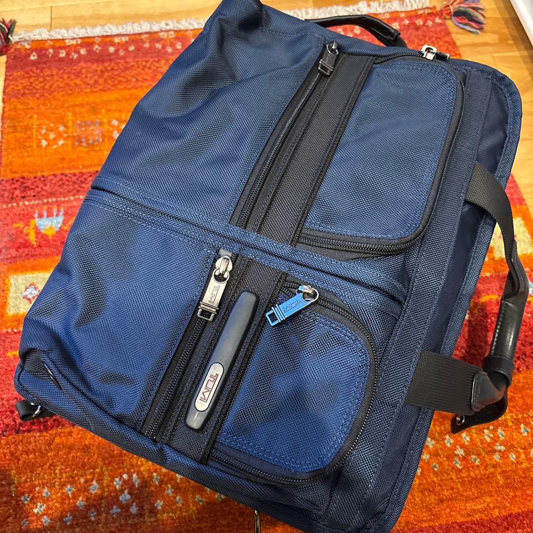 TUMI ネイビー 3wayビジネスバッグ