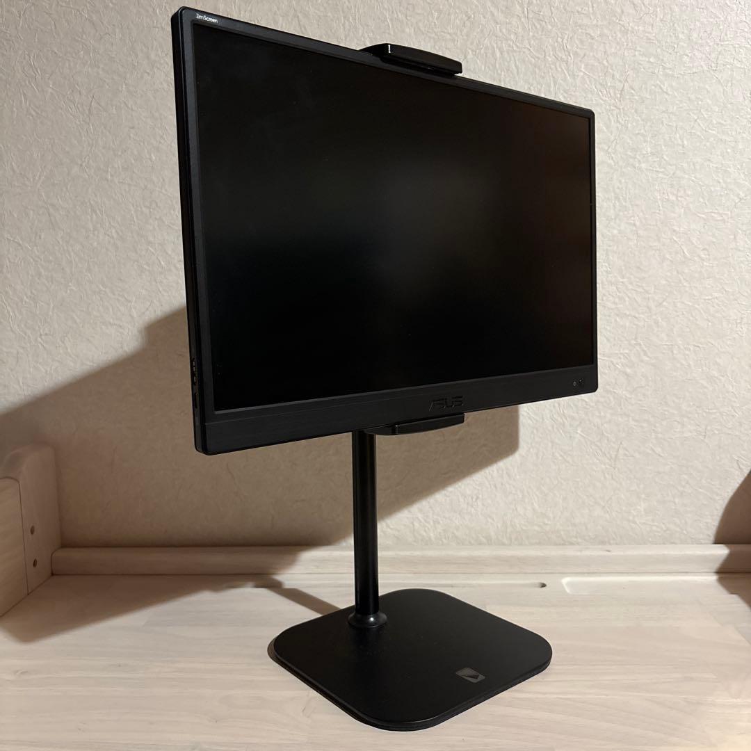 ASUS MB165B ポータブルモニター 本体とケーブル、カバー付き