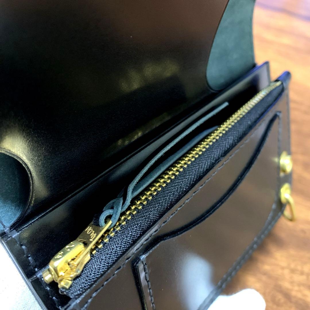 トラッカーウォレット　ミドル　新喜皮革　フルコードバン