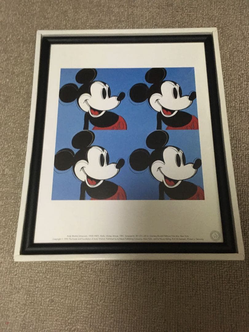 アンディウォーホル、ミッキーマウス　1992s.90s 美品
