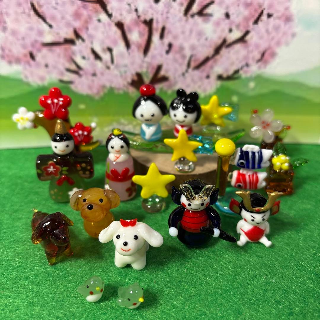 よっしー　ガラス細工　ミニチュア