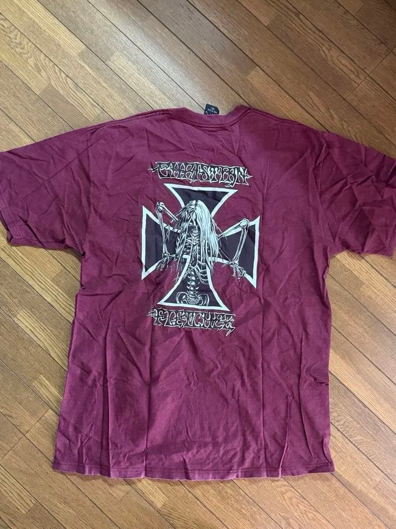 90,sレアプリントヴィンテージ　クリスチャン　フレッチャー XL USA