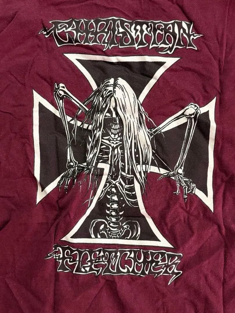 90,sレアプリントヴィンテージ　クリスチャン　フレッチャー XL USA