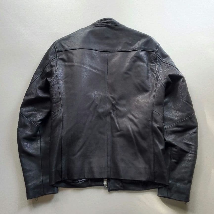 ユナイテッドアローズ やぎ革 ゴート レザージャケット 裏地キルティング　M