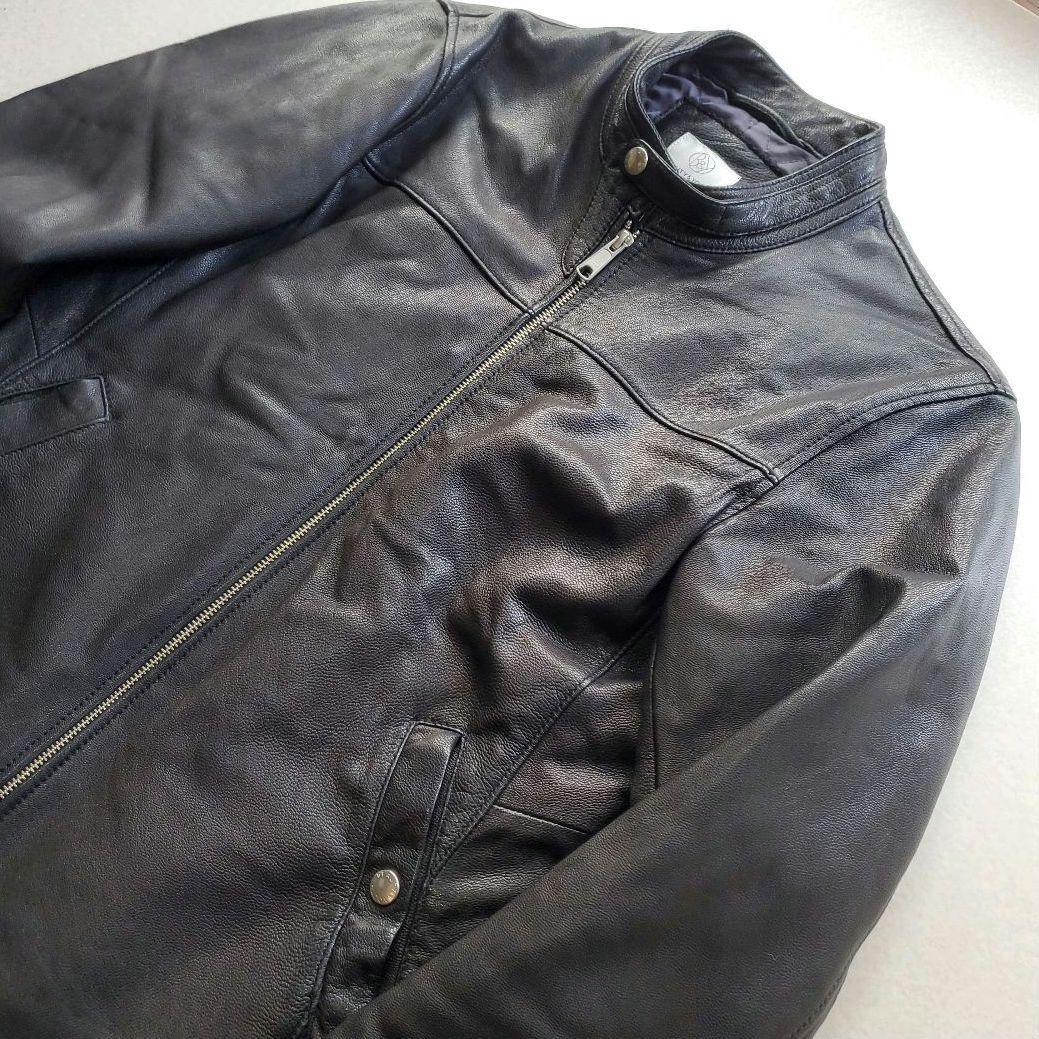 ユナイテッドアローズ やぎ革 ゴート レザージャケット 裏地キルティング　M