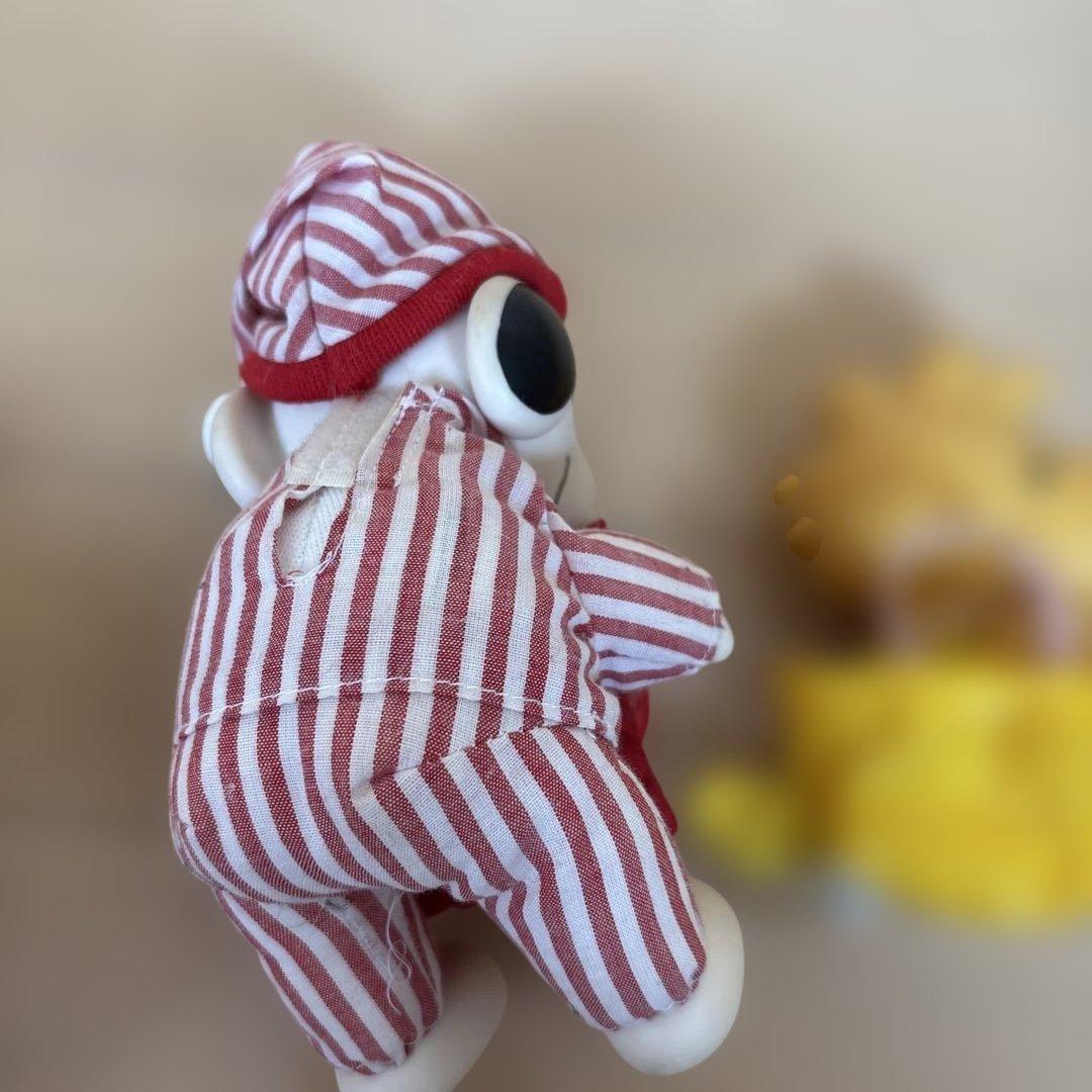 スヌーピー布服＋ソフビセット90年代ヴィンテージPEANUTS製