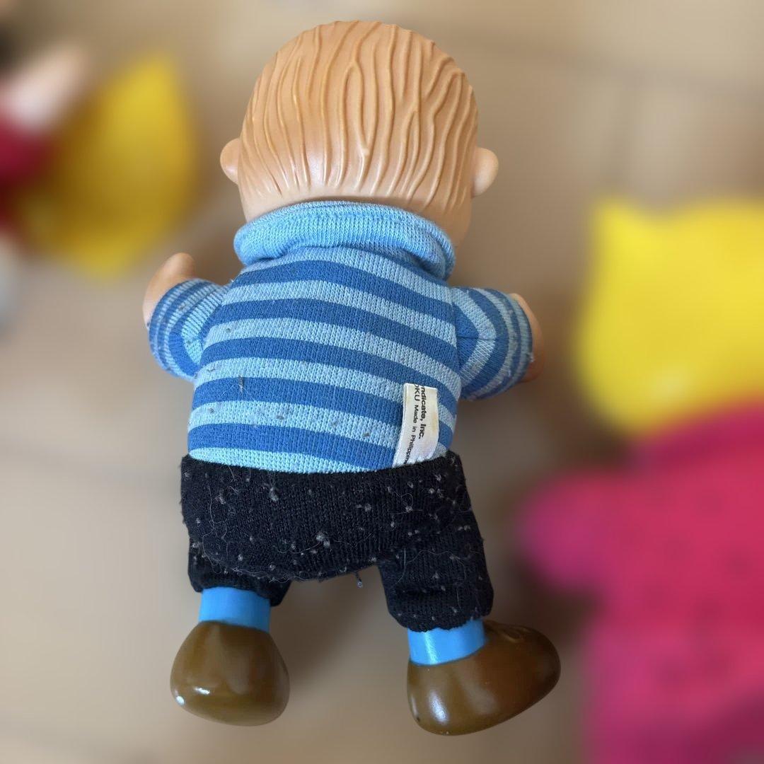 スヌーピー布服＋ソフビセット90年代ヴィンテージPEANUTS製