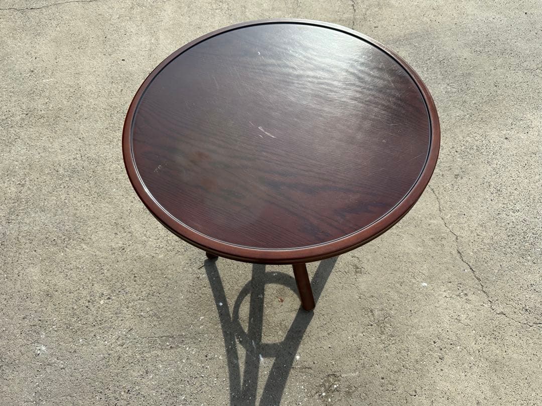 大塚家具 秋田木工 ダイニングテーブル（丸）「T-130」 ナラ材／ブナ