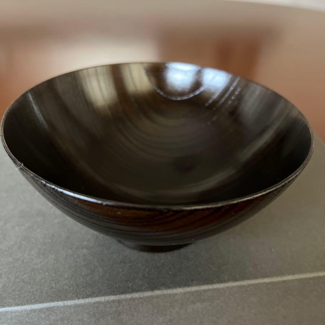 山田平安堂　漆器　欅　 めし椀2個セット　ペア