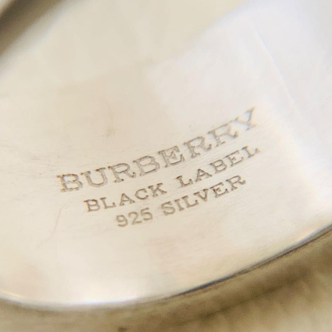 18号 バーバリー リング 指輪 ノバチェック 日本サイズ 相当 silver