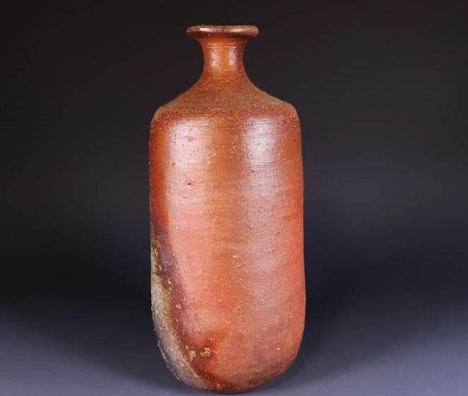 県重要無形文化財　伊勢崎満　一輪生花入 M269