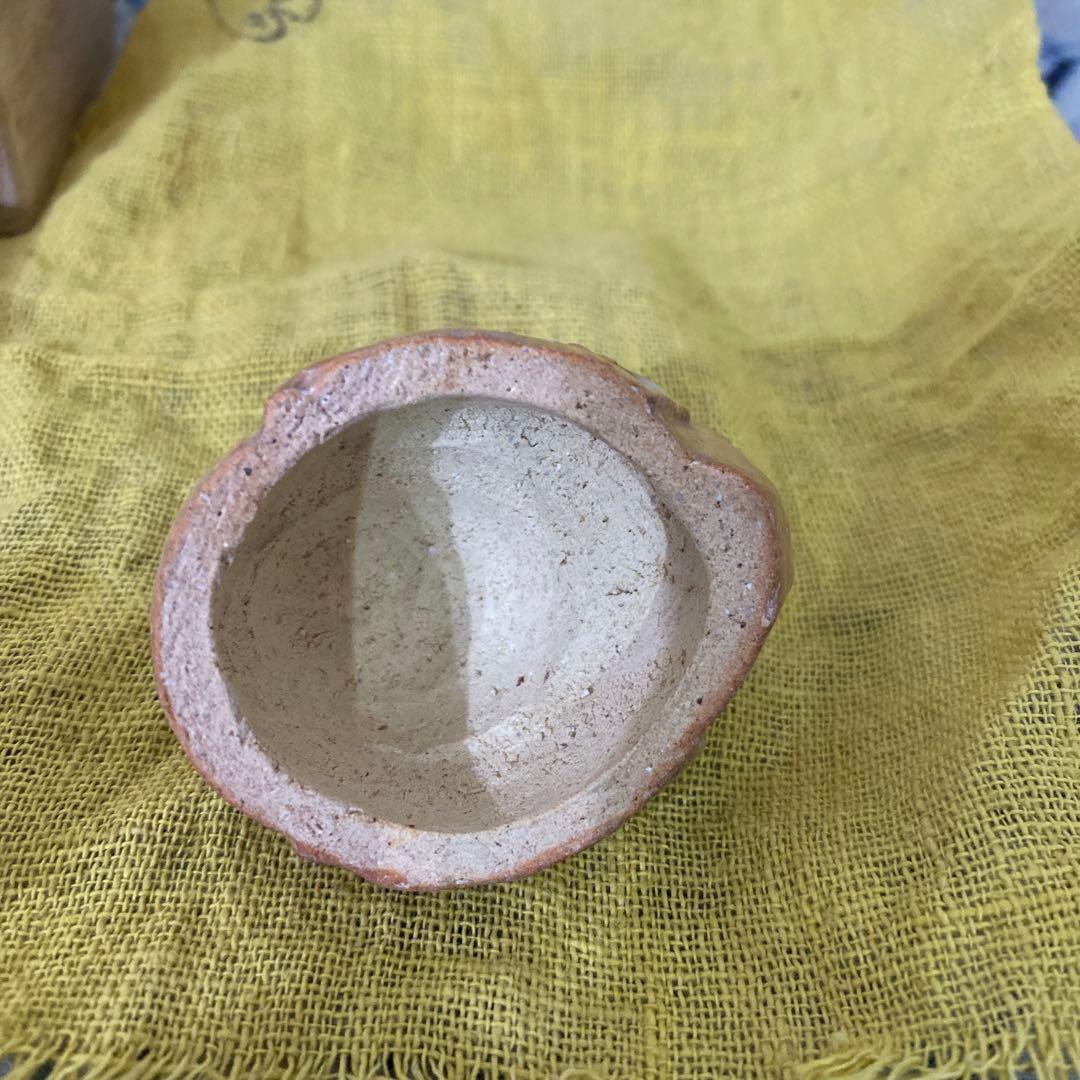 人間国宝　十代　三輪休雪　萩　香合　茶道具