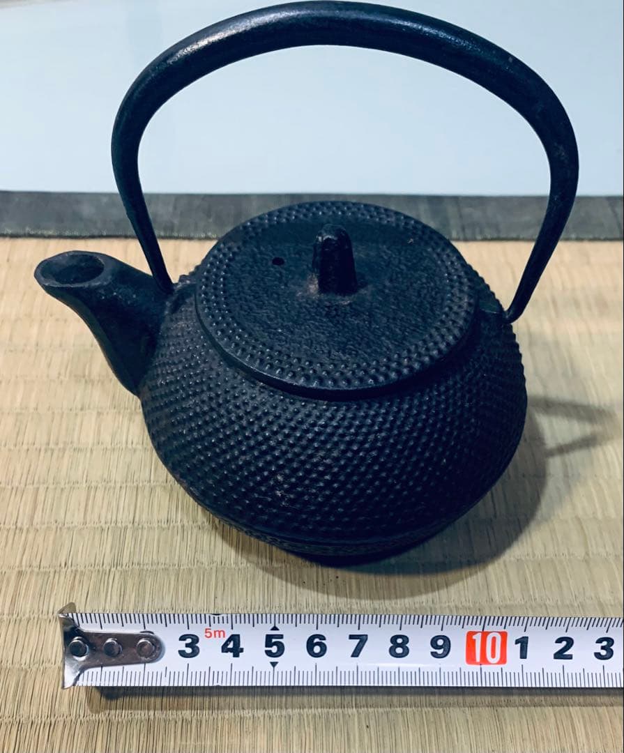 南部鉄器 岩鋳 IWACHU 鉄瓶 網目模様
