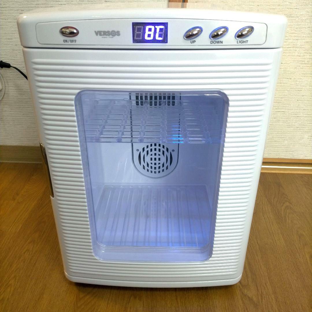 ❖【美品】ベルソス 25L冷温庫 ブラック VS-404 ポータブル ホワイト