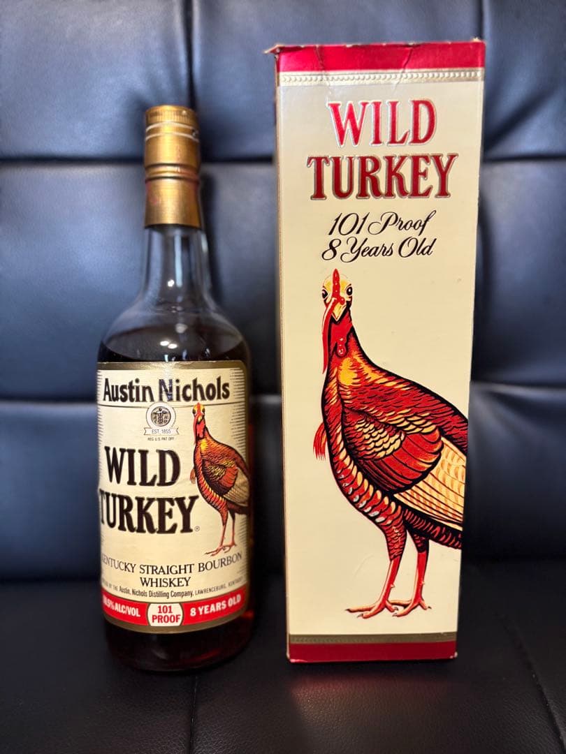 【未開栓】WILDTURKEY ワイルドターキー　8年　旧ラベル　箱あり