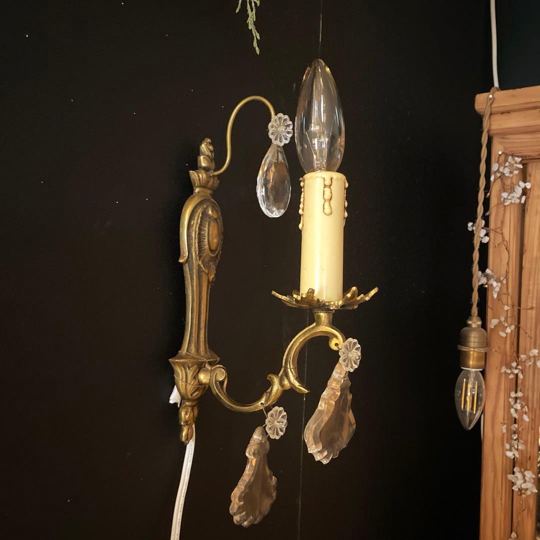 フランスアンティーク　ウォールランプ B